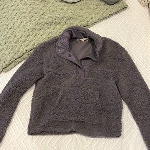 Light Fuzzy Purple Pullover